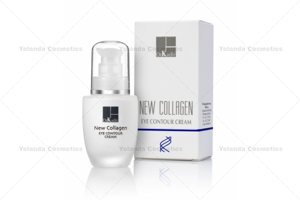 Crema de ochi - New Collagen Eye Contour Cream - 30 ml, calmare cuperoza, antirid, antiaging, peptide biomimetice, Tratare cuperoza
