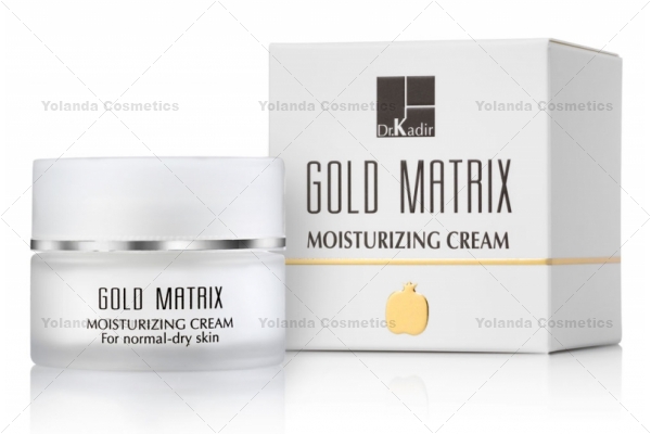 Crema hidratanta cu filtre solare - Gold Matrix Moisturizing Cream - 50 ml, anti-rid, anti-aging, aur pur coloidal, filtre solare, Cosmetice hidratare