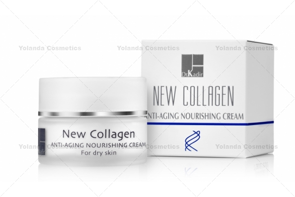 Crema hranitoare - New Collagen Nourishing Cream for the dry skin -  50 ml, peptide biomimetice, anti-rid, anti-aging, cosmetica profesionala, cuperoza, Cosmetice hidratare