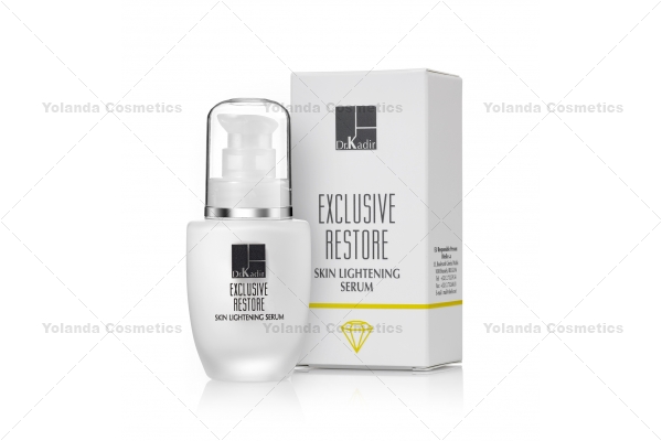 Exclusive Restore Skin Lightening Serum - Ser pentru uniformizarea tonului tenului, alfa arbutin, depigmentare, pete, vitamina C, Cosmetice anti-aging