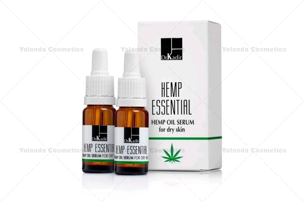 HEMP ESSENTIAL - Hemp Oil Serum for dry skin 2 X 10 ML, antiaging, antirid, calmare, ten iritat, hemp oil, ulei din seminte de canepa, Cosmetice anti-aging