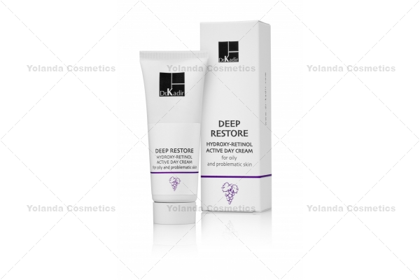 Crema hidratanta cu acizi de fructe si retinol - Deep Restore Hydroxy Retinol Day Cream for Oily and Problematic Skin - 75 ml