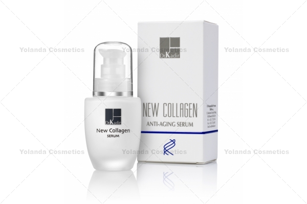 Ser cu colagen - New Collagen Serum - 30 ml, antirid, antiaging, ten sensibil, cuperoza, peptide biomimetice, Cosmetice anti-aging