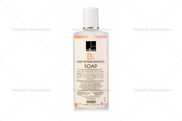 Sapun - gel de curatare pentru acnee - B3 Deep Action Soapless Soap - 250 ml, gel de curatare, ten acneic, ten gras, sapun fara sapun, nu usuca, Tratare acnee