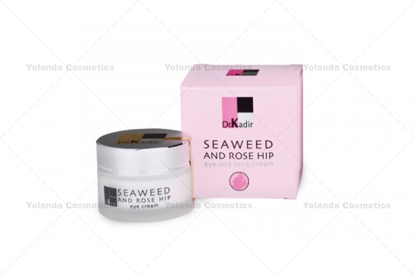 Crema pentru ochi si gat - Seaweed and Rosehip - 30 ml, crema de ochi antirid, ten uscat, ten deshidratat, ulei de rosehip, Tratare regiune oculara si anticearcan