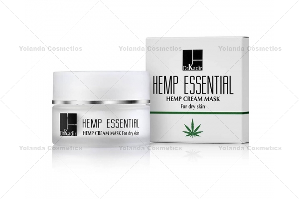 HEMP ESSENTIAL CREAM MASK, antiaging, antirid, calmare, hidratare, ulei din seminte de canepa, hemp oil, Cosmetice anti-aging