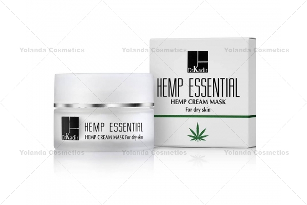 HEMP ESSENTIAL CREAM MASK, antiaging, antirid, calmare, hidratare, ulei din seminte de canepa, hemp oil, Tratare cuperoza